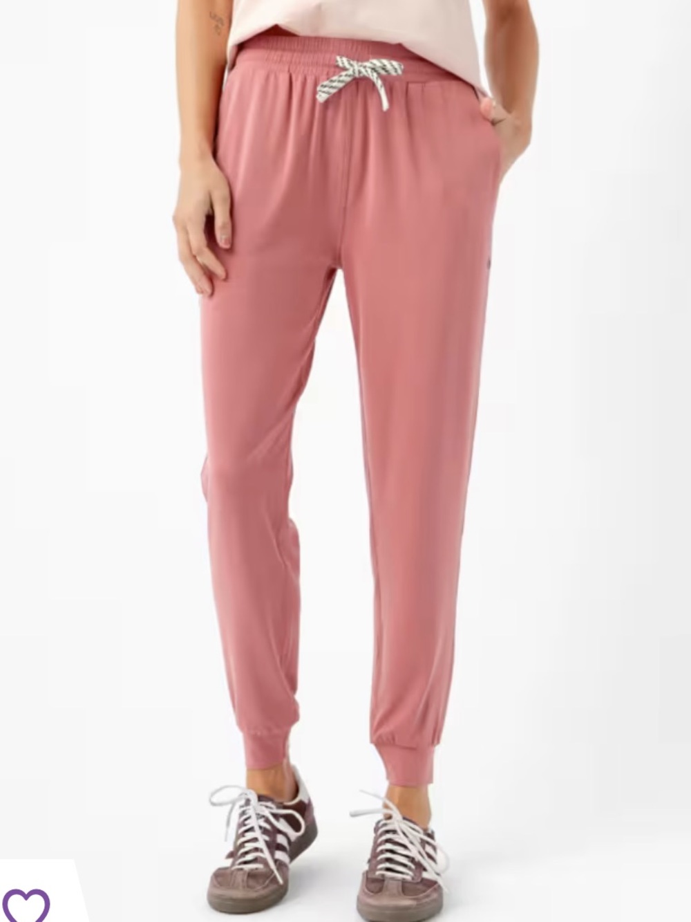 Cozy Earth Studio Jogger Mauve Dusty Rose Rouge Pants size small